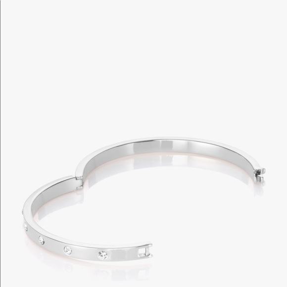 set in stone hinged bangle - Picture 2 of 6